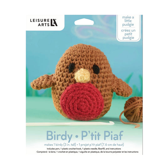 Pudgies Birdy Crochet Kit from Leisure Arts
