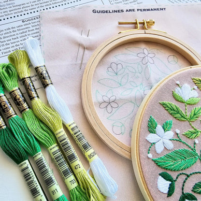 Blissful Blooms Embroidery Kit
