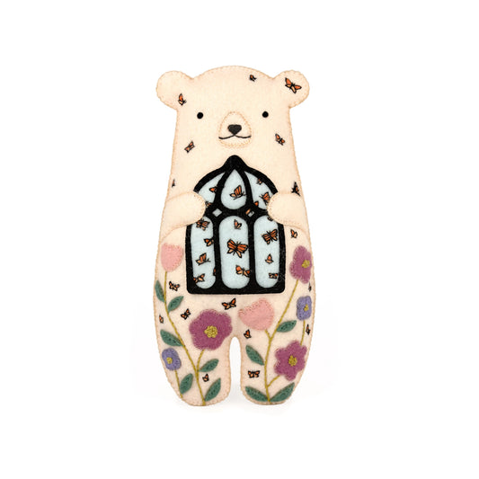 Bloombear Felt Doll Kit from Kiriki Press