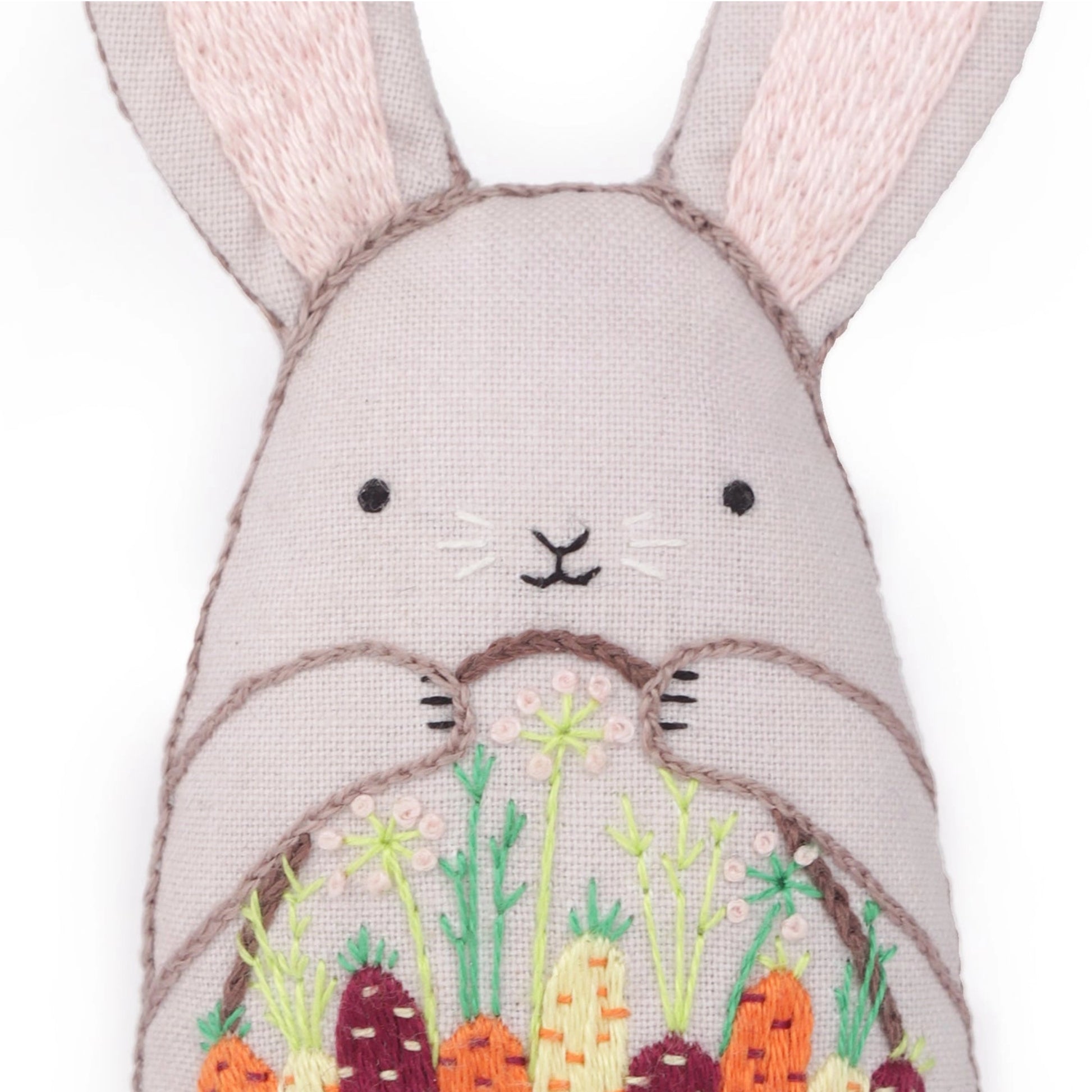 Bunny DIY Embroidered Doll Kit by Kiriki Press