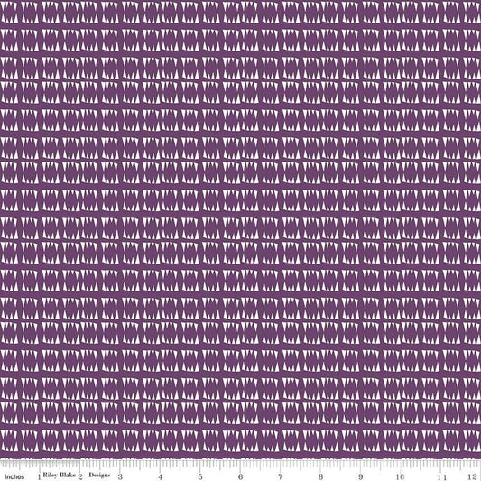 Beggars Night Fangs Purple for Riley Blake Designs