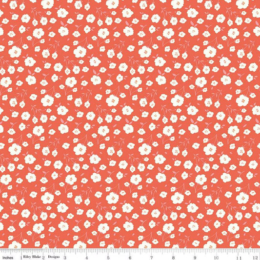 Sunsetridge Flowers Rouge from Riley Blake Designs