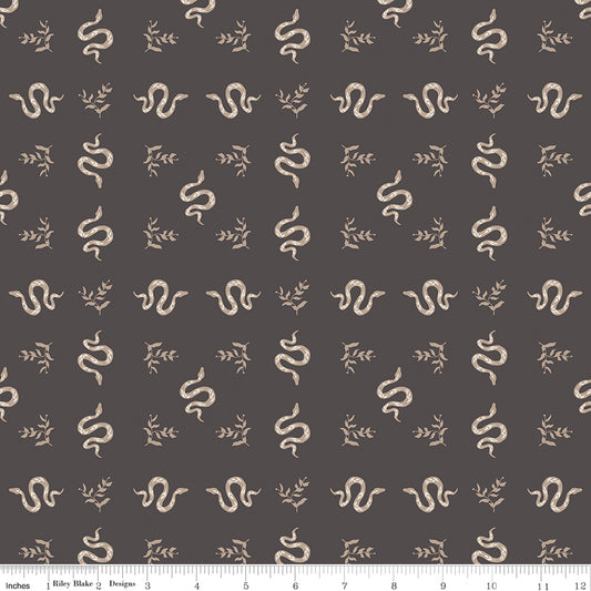 Serpents, Charcoal Color Swatch