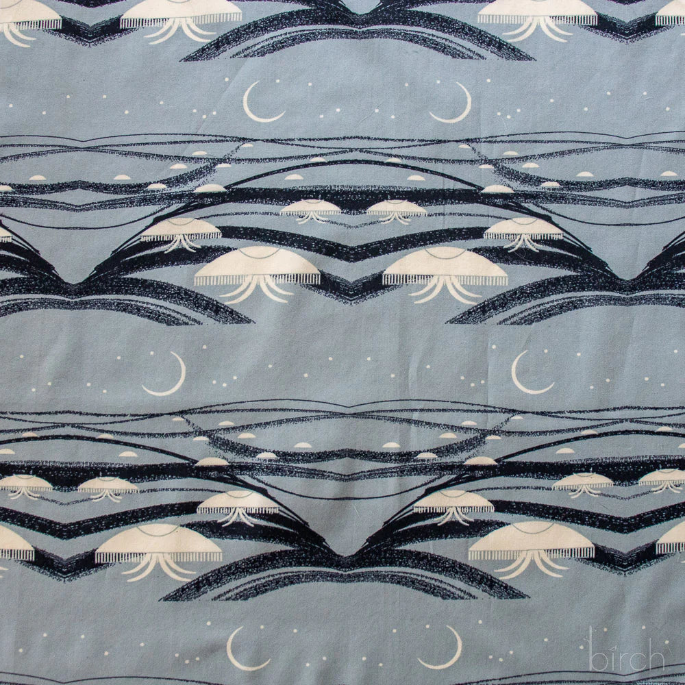 Moonjellies Poplin swatch