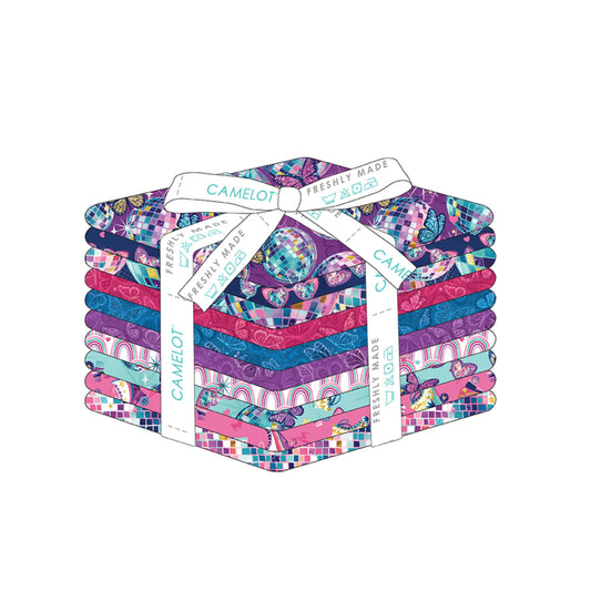 Disco Queen, Fat Quarter Bundle, 10 Pcs