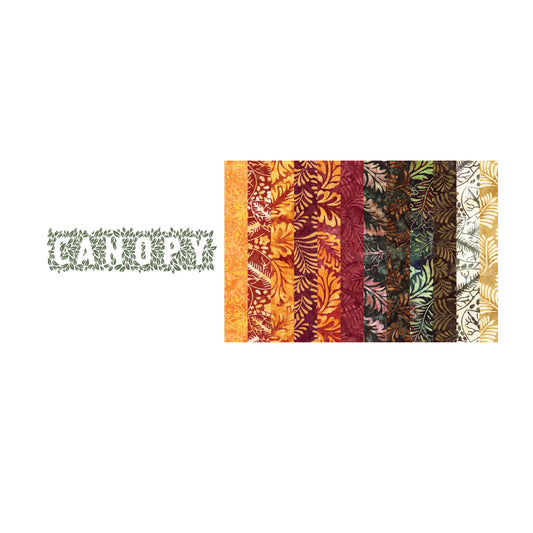 Batiks Canopy Collection 5 inch stacker