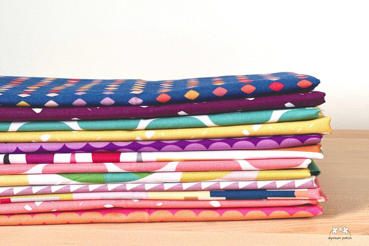 Color Notes Fat Quarter Bundle by RB Studios stacked