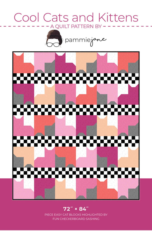 Cool Cats and Kittens Quilt Pattern from Pammie Jane