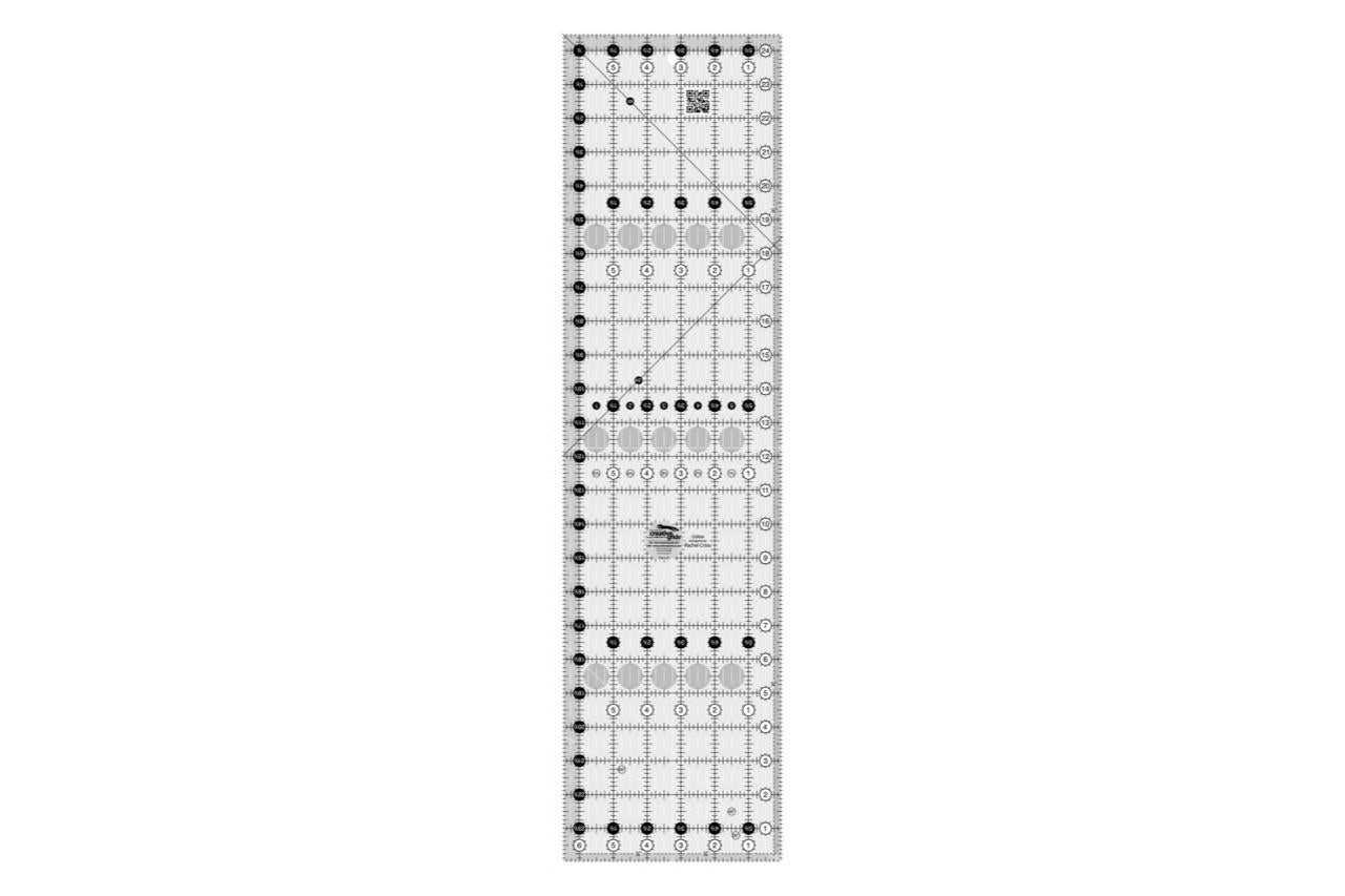 Creative Grid USA Quilt Ruler, 6.5 in x 24.5 in