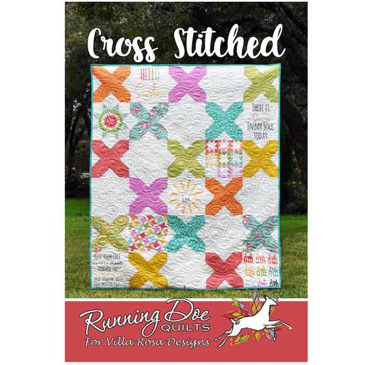 Cross Stitched Quilt Pattern from Villa Rosa Designs