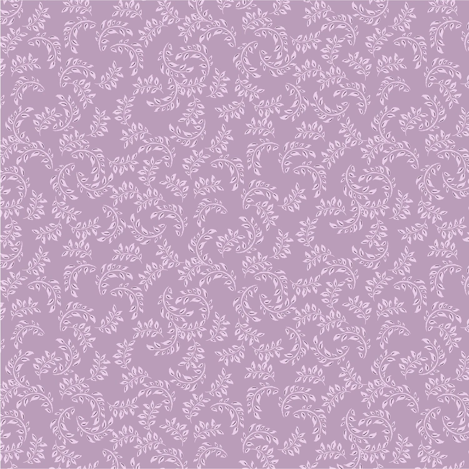Purple patterned fabric with white floral design