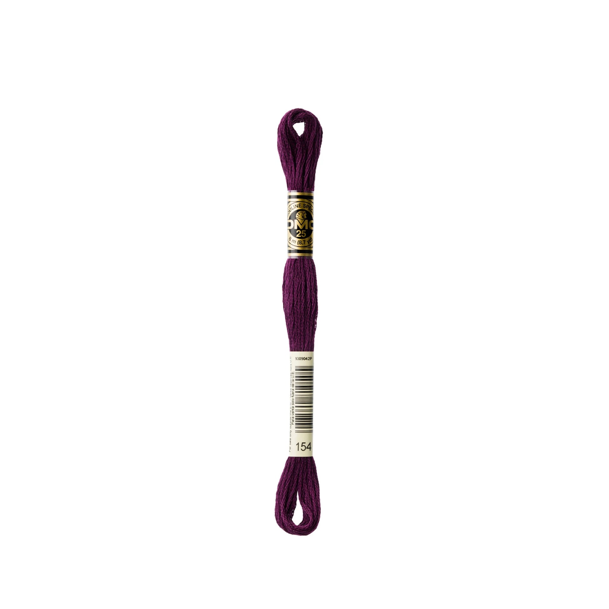 DMC 154, Very Dark Grape, Six Strand Embroidery Floss