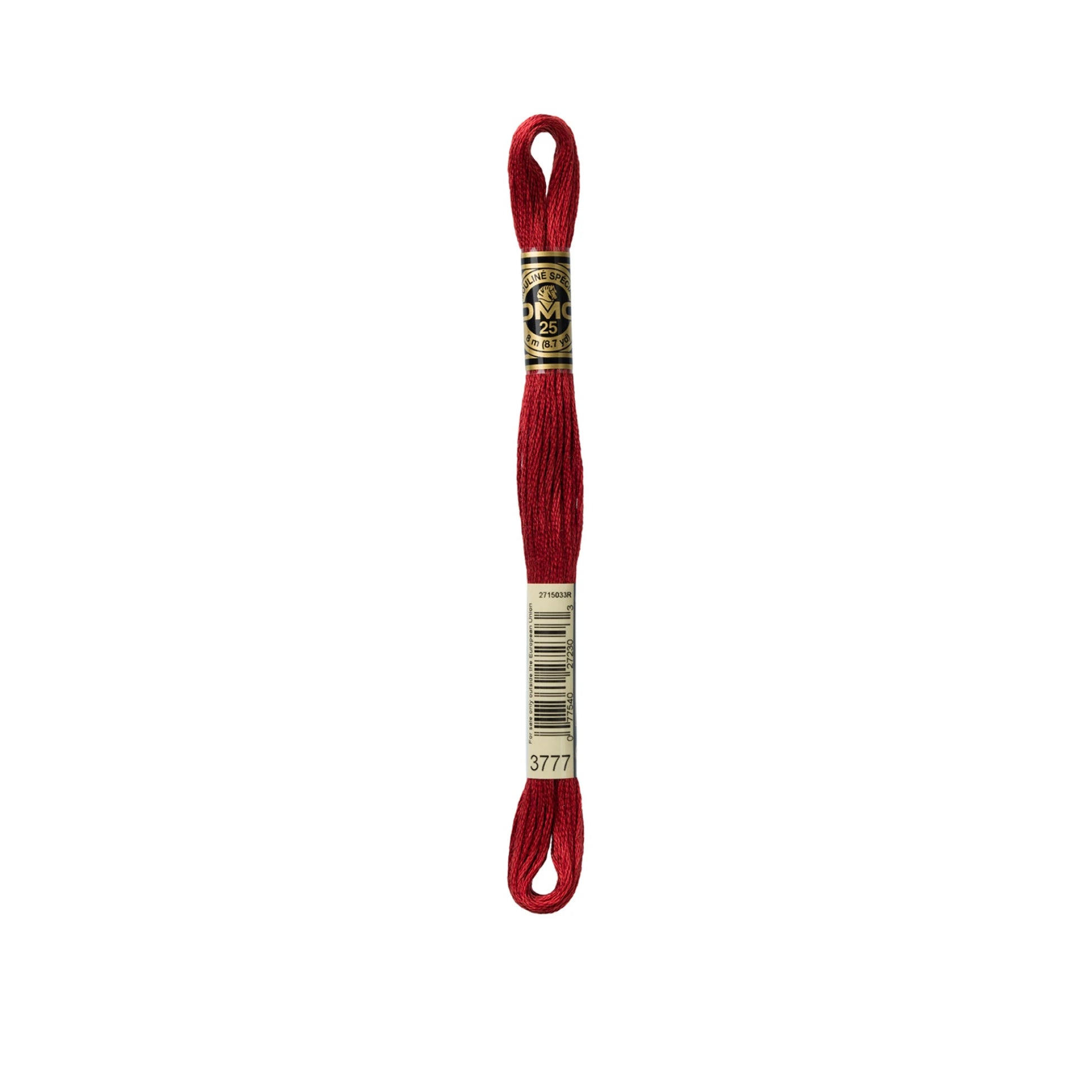 DMC 3777, Very Dark Terra Cotta, Six Strand Emboidery Floss
