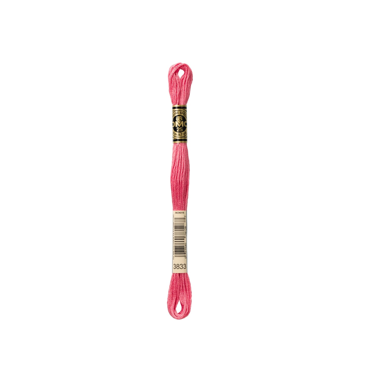 DMC 3833, Light Raspberry Six Strand Embroidery Floss