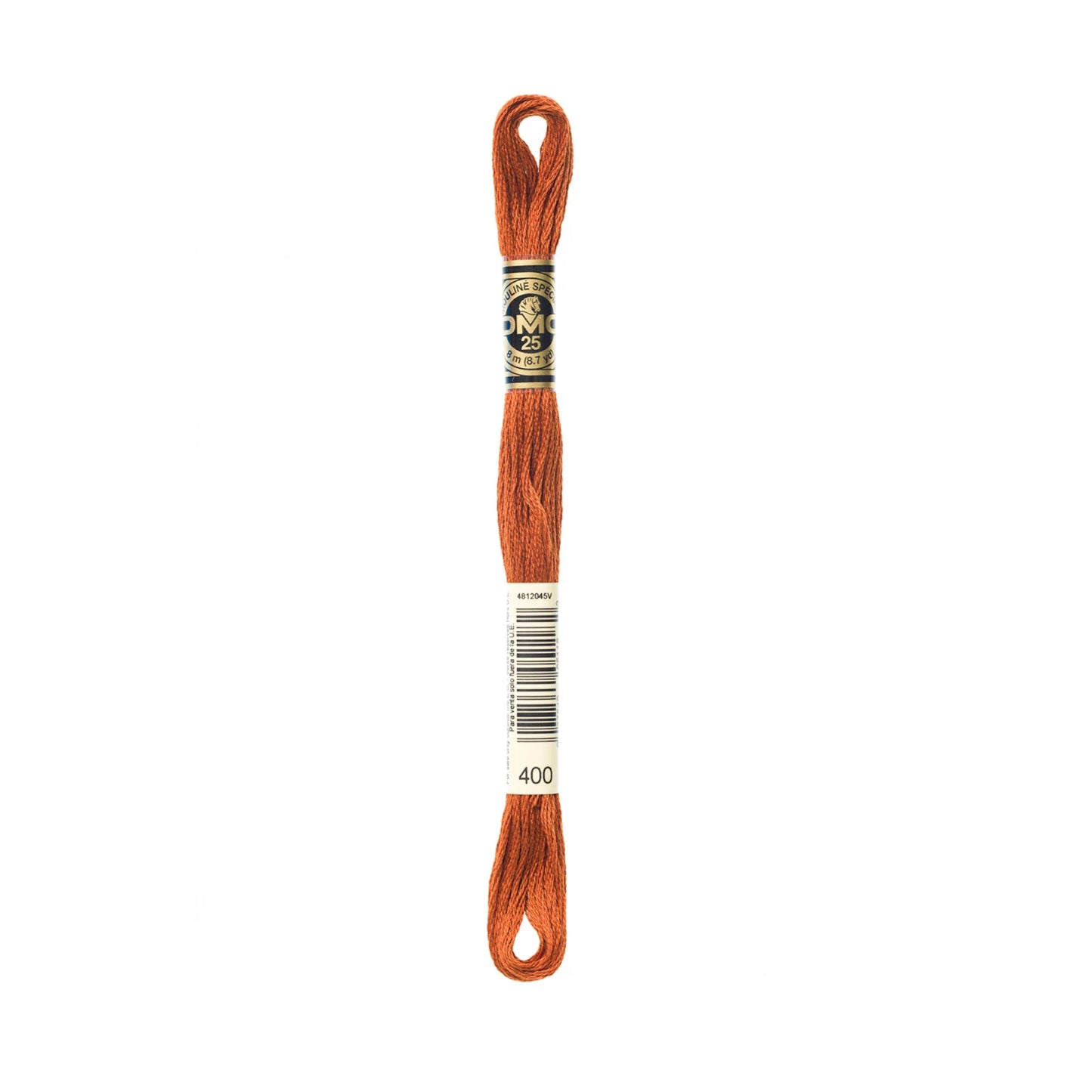 DMC 400, Dark Mahogany, Six Strand Embroidery Floss