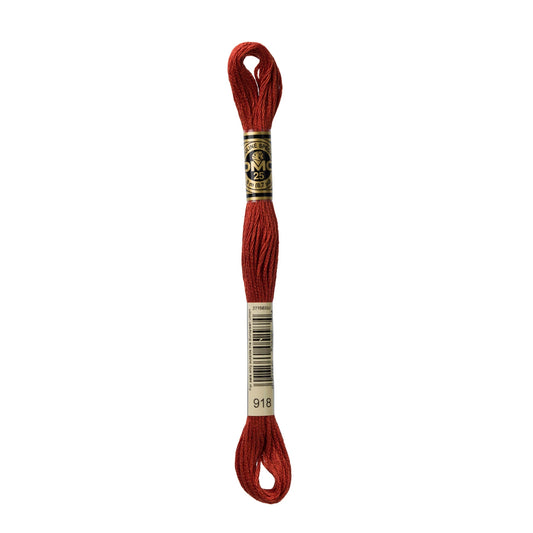 DMC 918 Six Strand Embroidery Floss