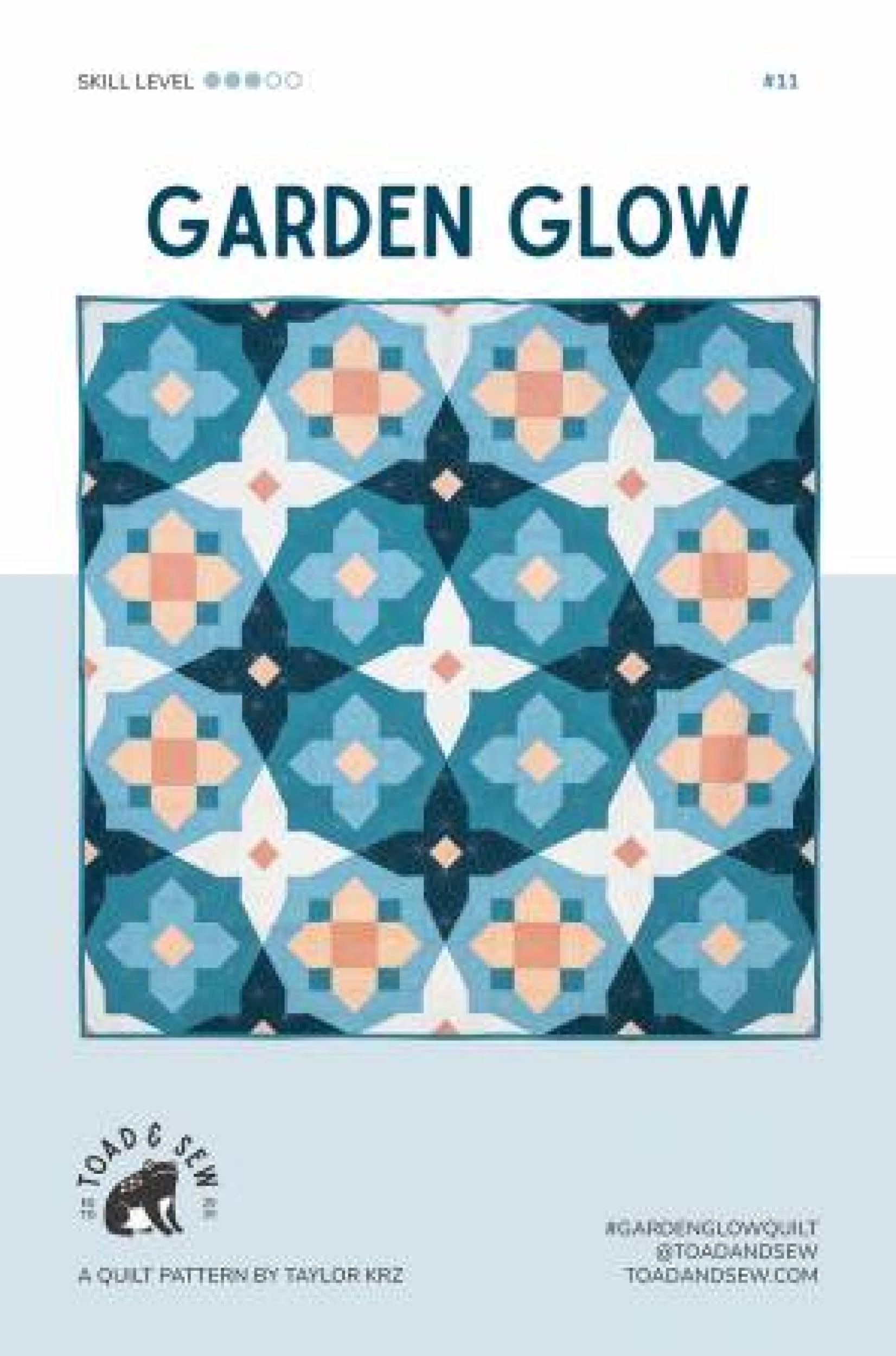 Garden Glow Quilt Pattern from Toad and Sew
