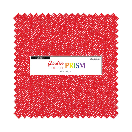 Garden Pindot Prism, 10 inch Squares, 42 pieces