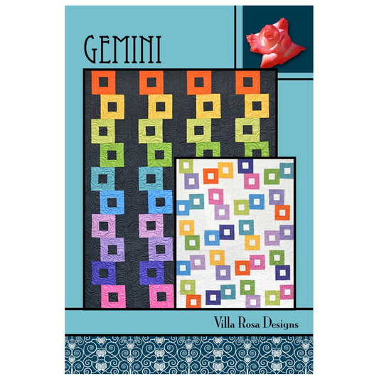 Gemini Quilt Pattern by Villa Rose Designs
