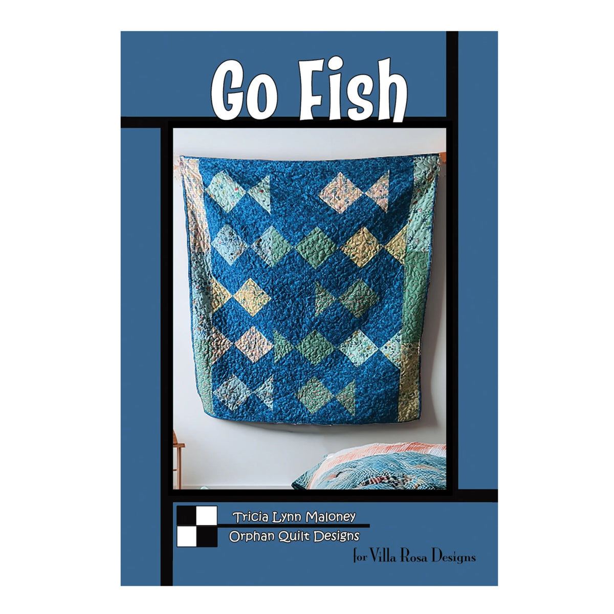 Go Fish Postcard Pattern front Cover