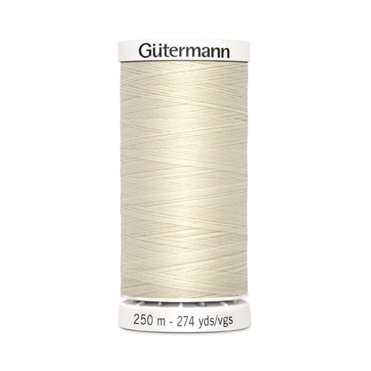 Sew-all Polyester All Purpose Thread, 250m/273yds, Eggshell
