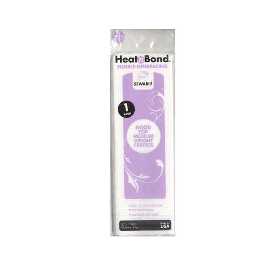 Heat & Bond fusible interfacing package on a white background