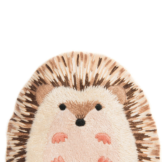 Hedgehog Embroidered Doll Kit from Kiriki