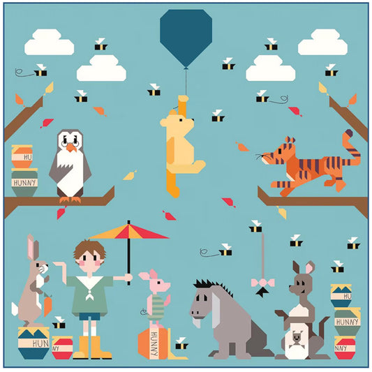 Hundred Acre Wood Quilt Kit Mock up