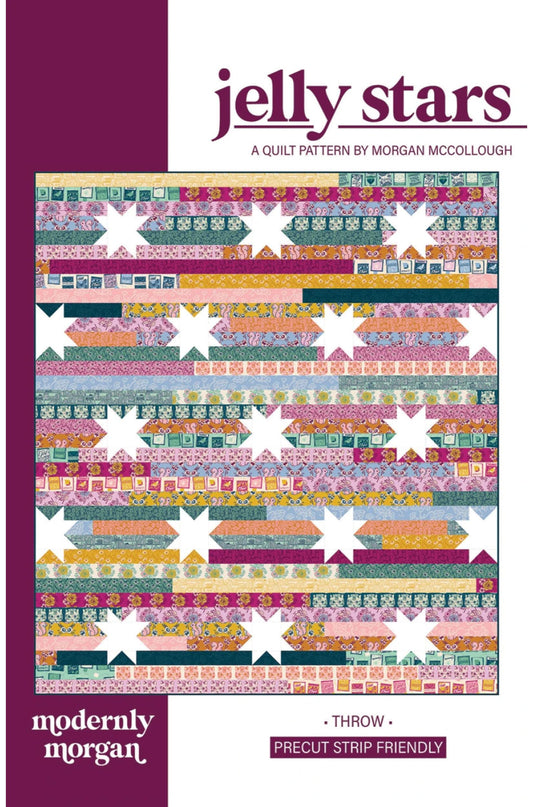 Jelly Star Quilt Pattern from Modernly Morgan