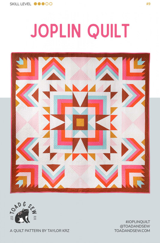 Joplin Quilt Pattern by Toad and Sew