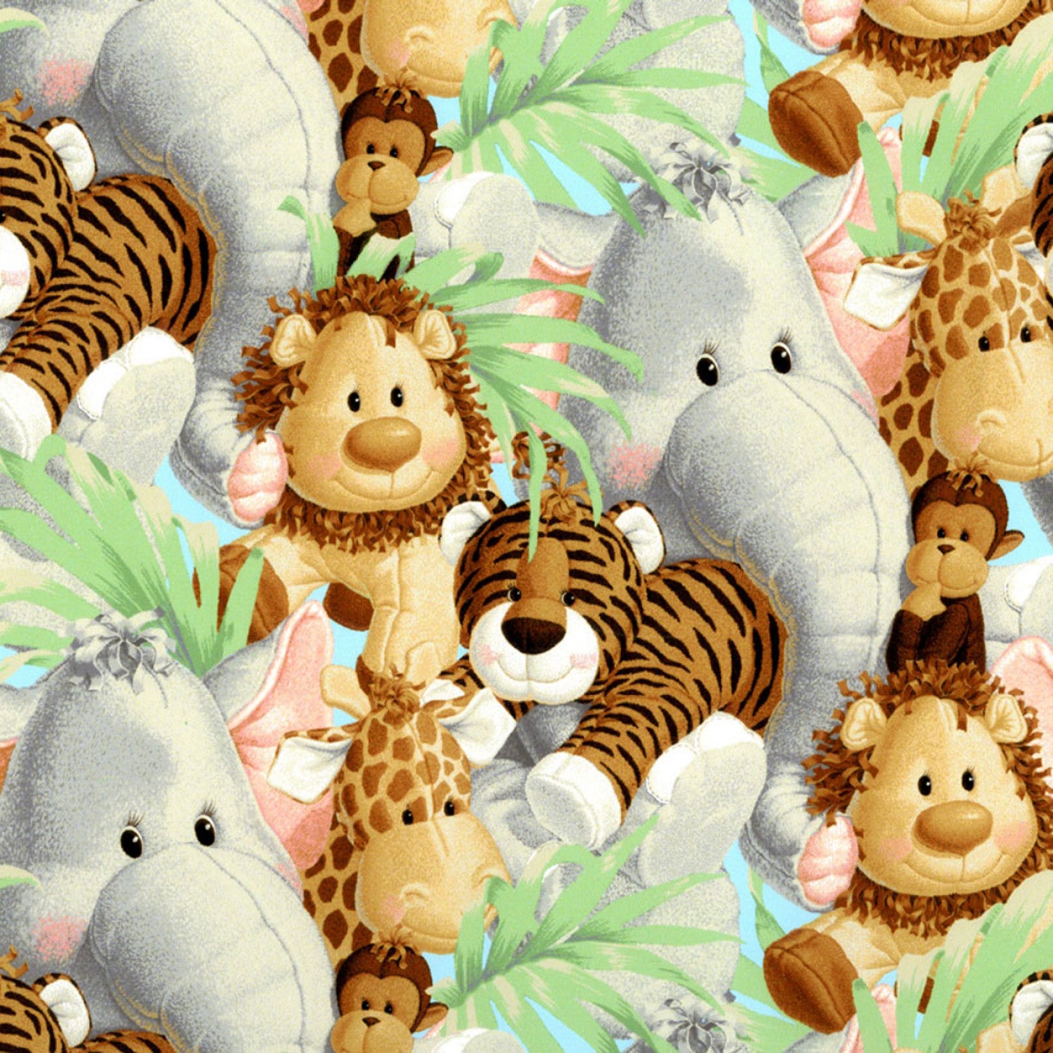 Jungle Babies from Fabric Traditions