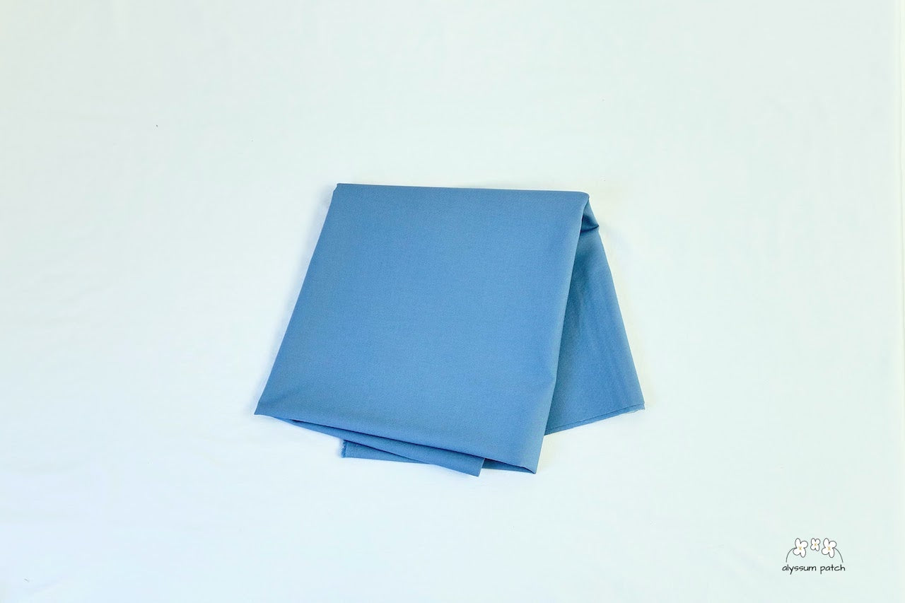 Kona Cotton Solids Dresden Blue Sample Cut