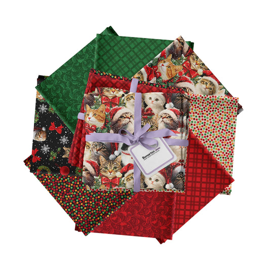 Merry Cats Fat Quarter Bundle
