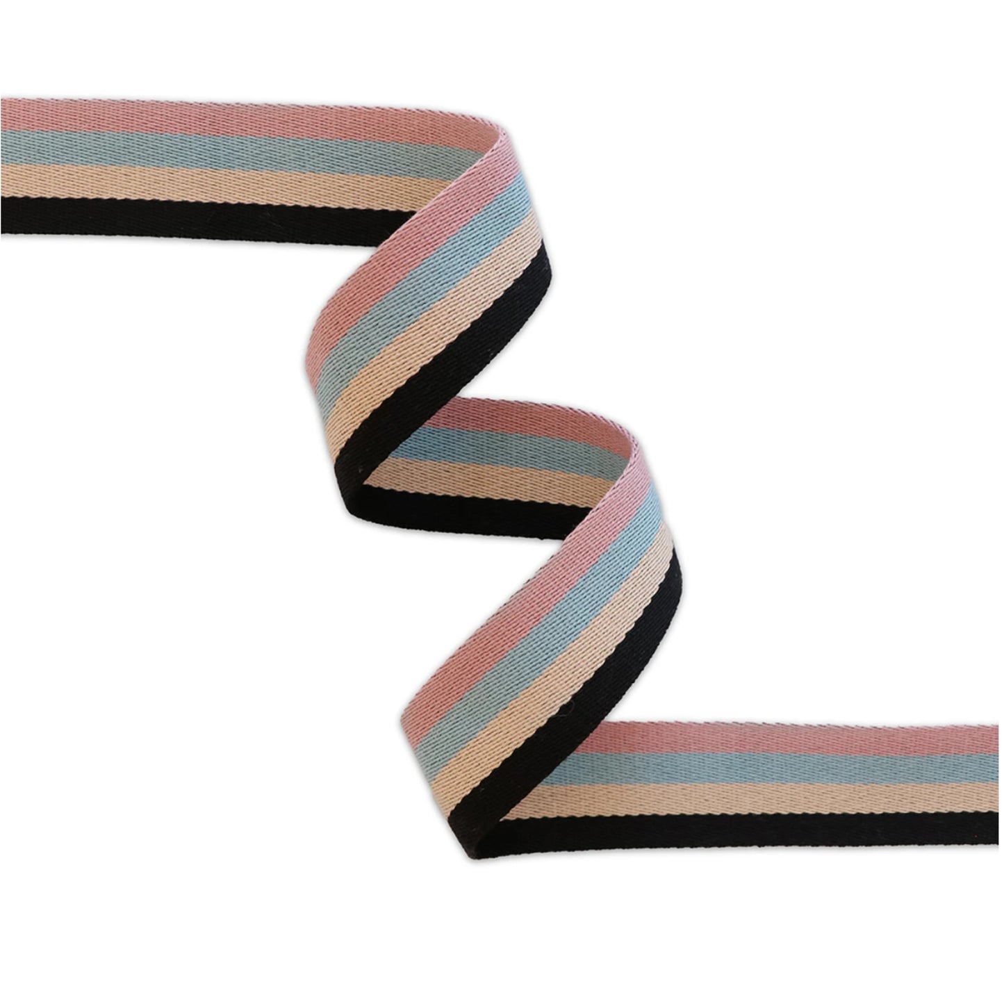 Polyster Webbing 1 1/2 in, Striped Mountain Mist