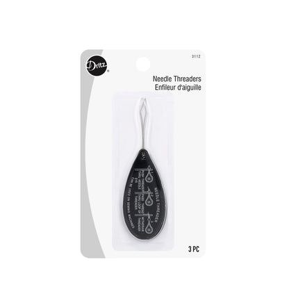 Packaged needle threader with Dritz branding on a white background