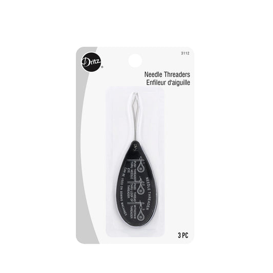Packaged needle threader with Dritz branding on a white background