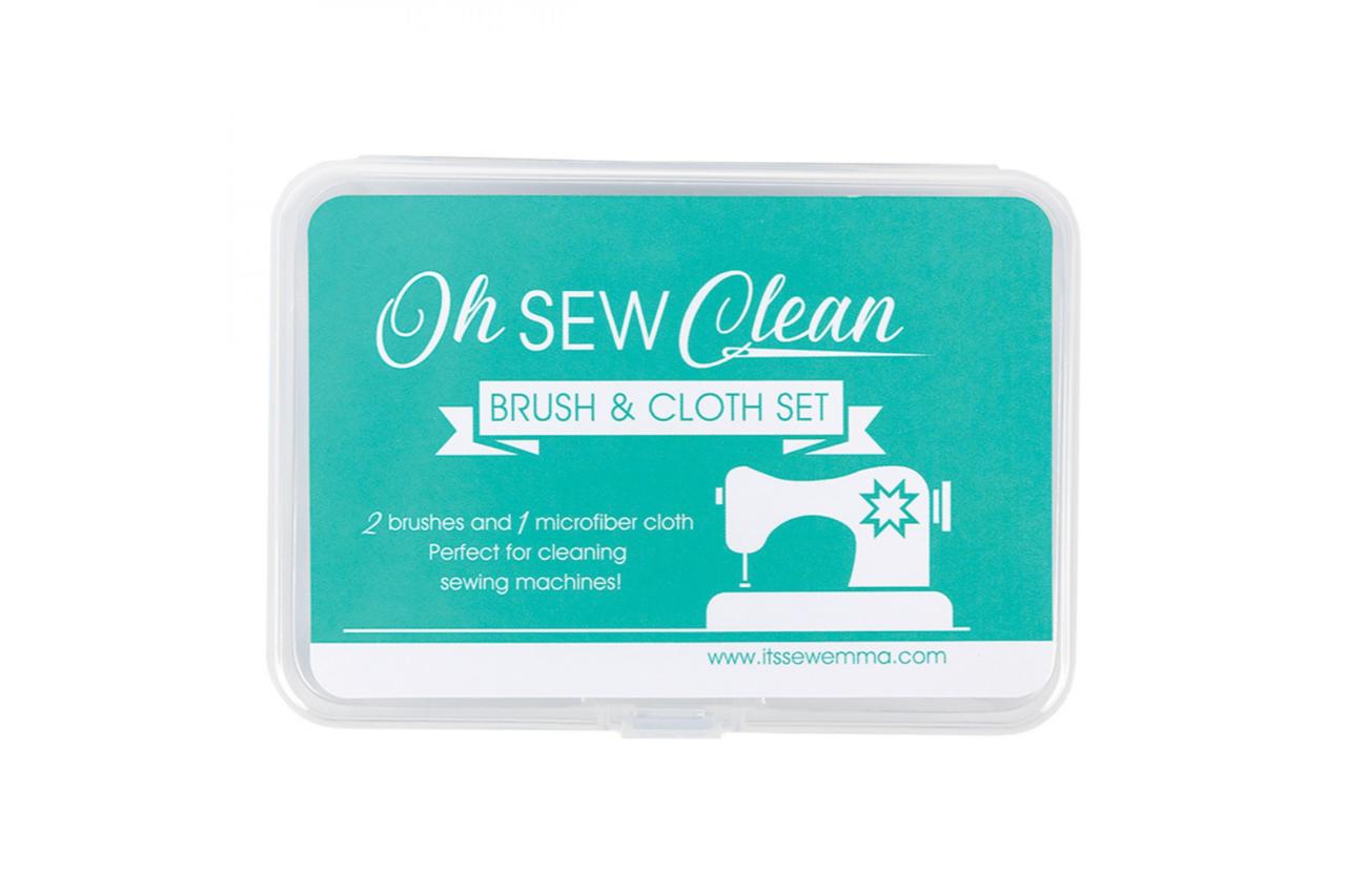 Oh Sew Clean Brush And Cloth Case