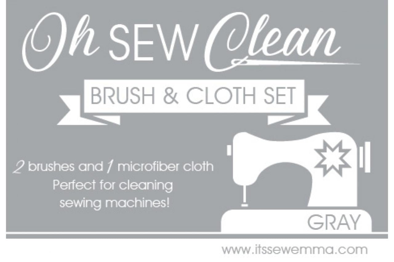 case cover of Oh Sew Clean Brush & Cloth Set