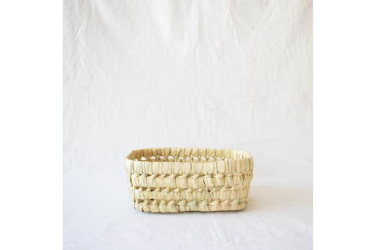 Open Weave Palm Leaf Basket by SOCCO Designs