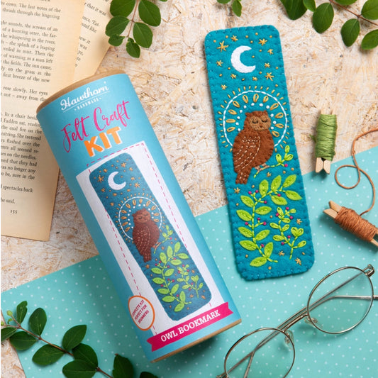 Owl Felt Bookmark Craft Kit from Hawthorne Handmade