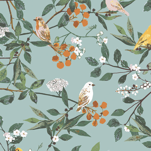 Melodic Plummage Day from Art Gallery Fabrics from the Plentiful Collection