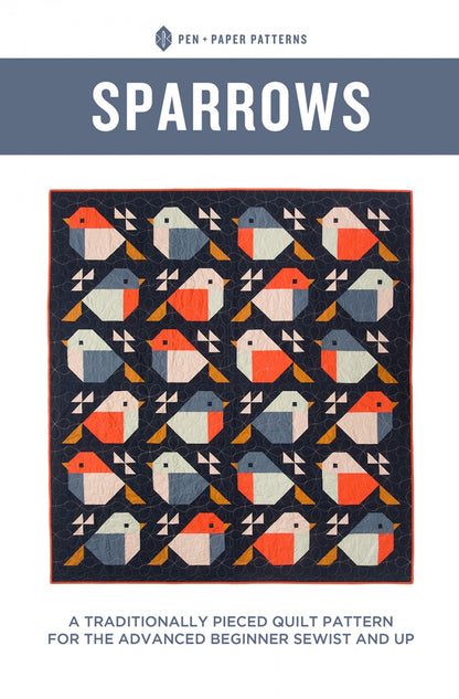 Sparrows Quilt Pattern By Pen & Paper Patterns Front Cover