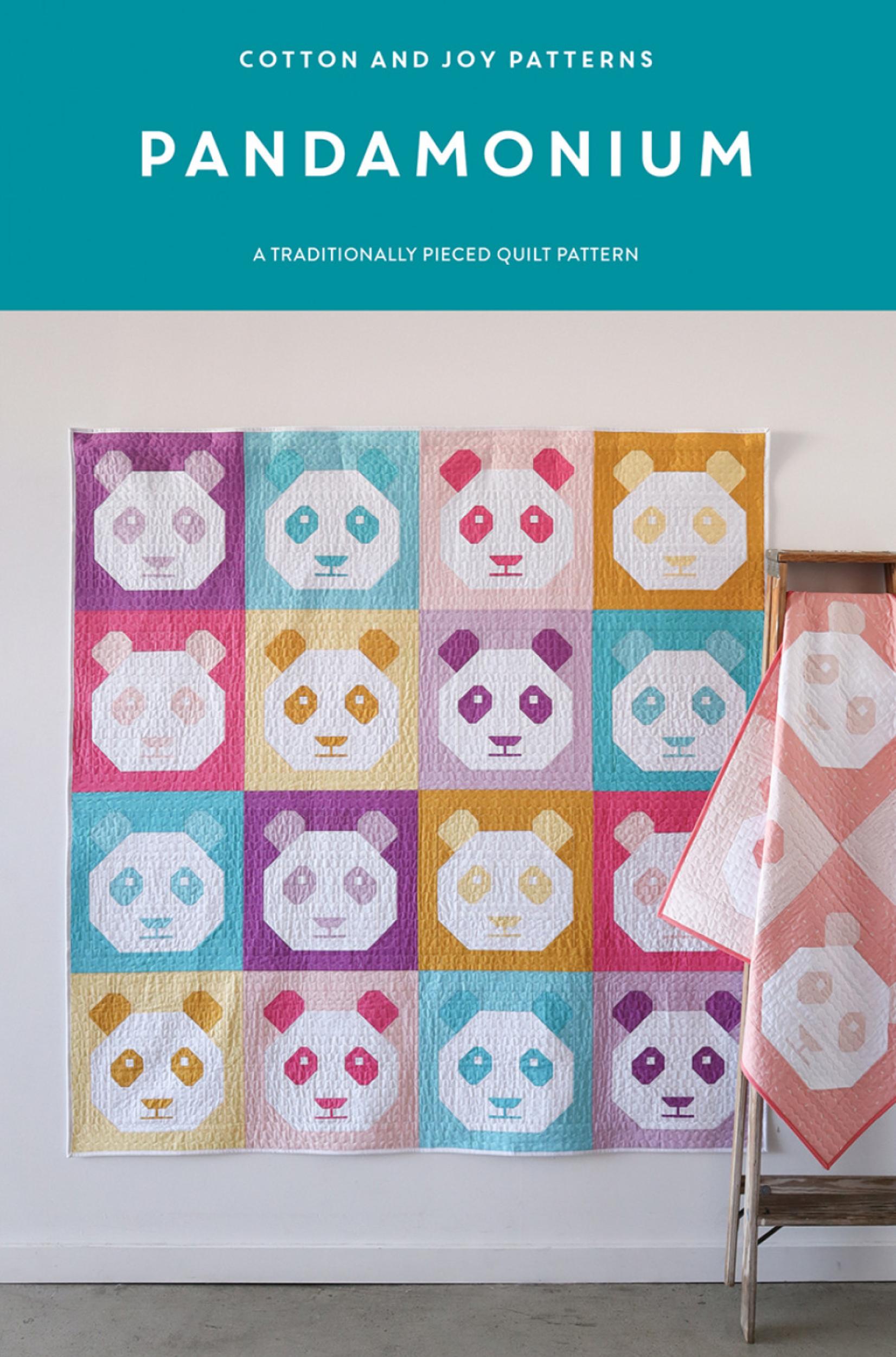 Pandamonium Quilt Pattern from Cotton and Joy