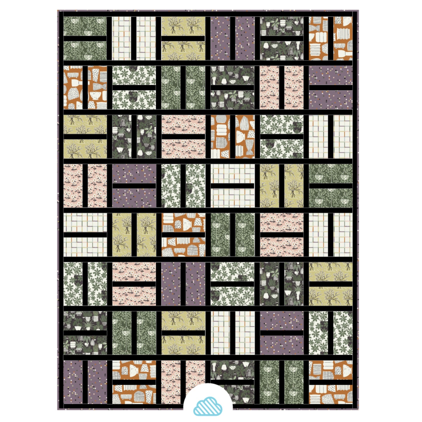 Patio Block Quilt Kit from Cloud 9