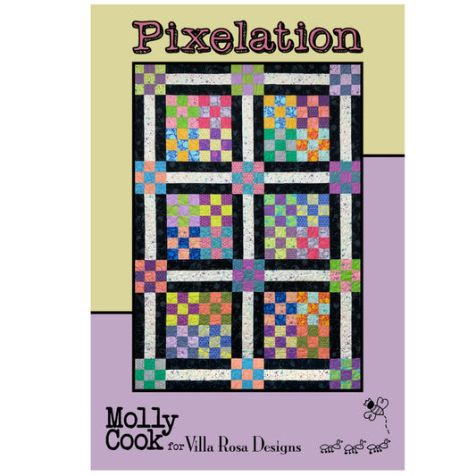 Pixelation Quilt Pattern by Villa Rosa Designs