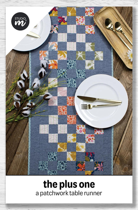 Plus One Table Runner Pattern from Studio M Squared
