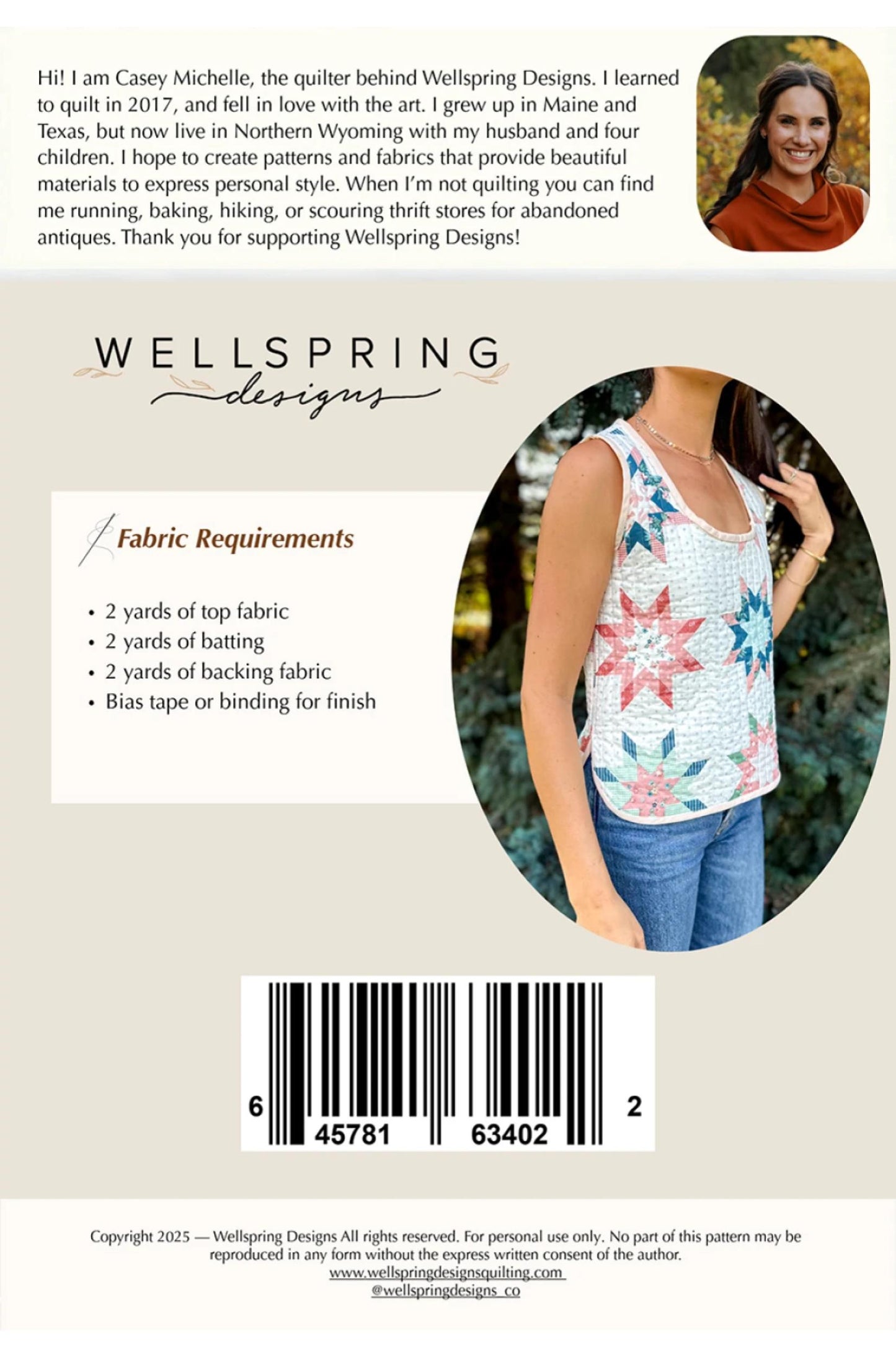 Quilted Tank Top Pattern