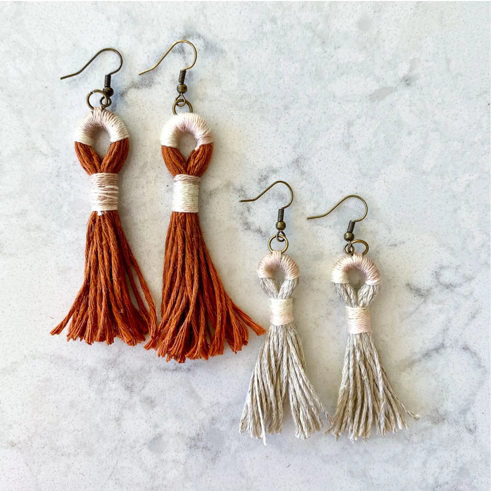 Earring Getting Rusty DIY Tassel Earring Kit, Rust, Makes 2 – Alyssum Patch