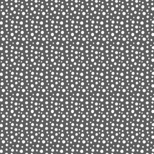 Pattern of white dots on a gray background