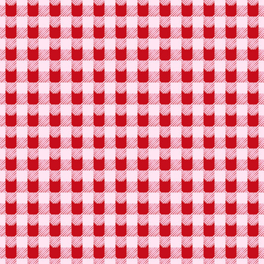 Peppermint Cat Plaid from Dear Stella